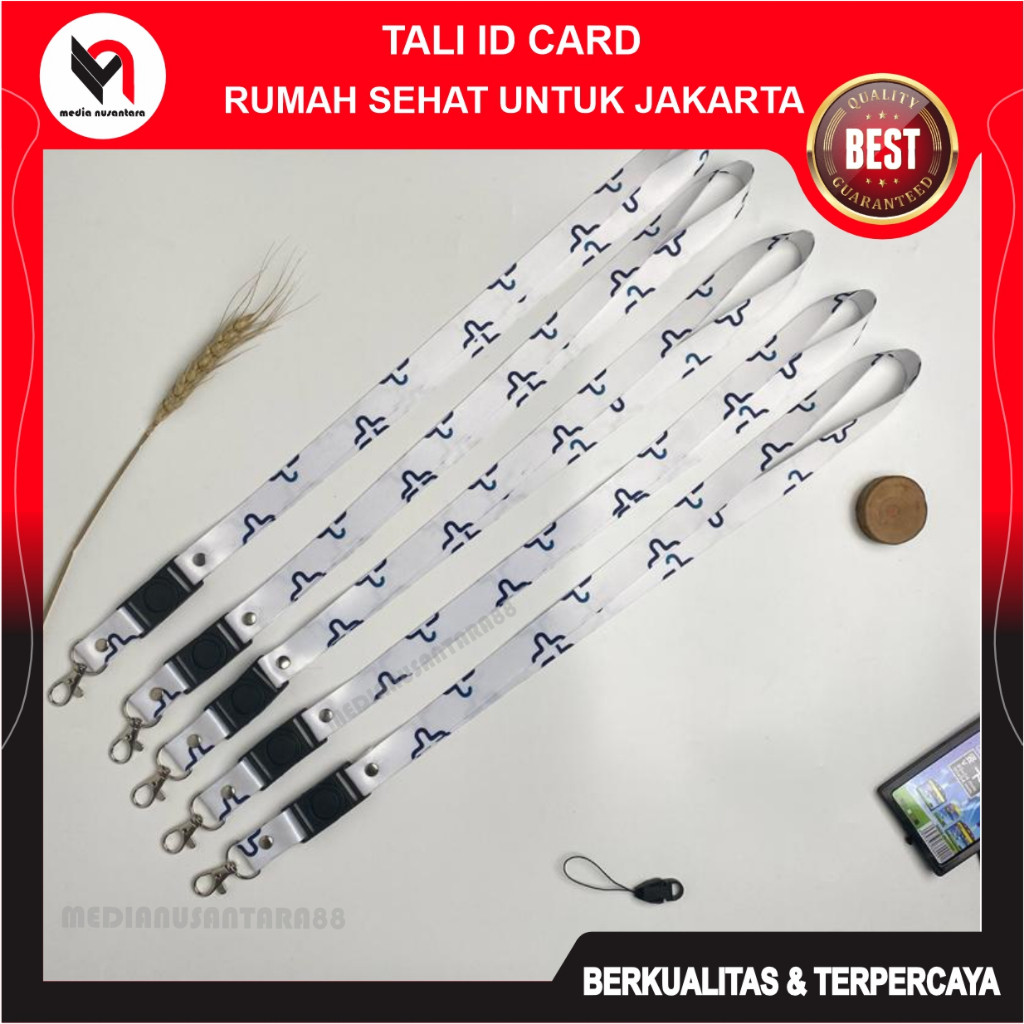 

Tali ID Card RUMAH SEHAT UNTUK JAKARTA Printing Full Colour Ready Stok