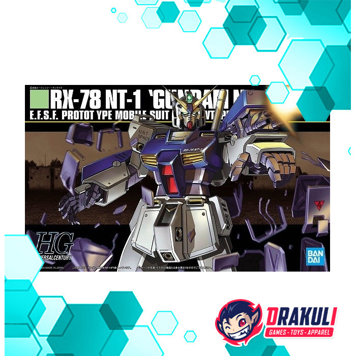 BANDAI Plamo HG Gundam RX-78 NT-1 Gundam NT1