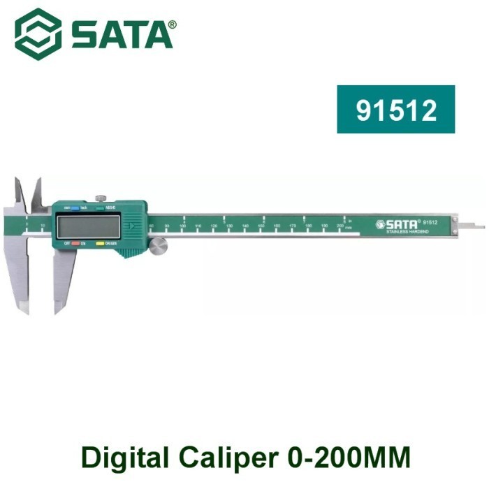 SATA 91512 Jangka Sorong Digital Caliper 0-200mm