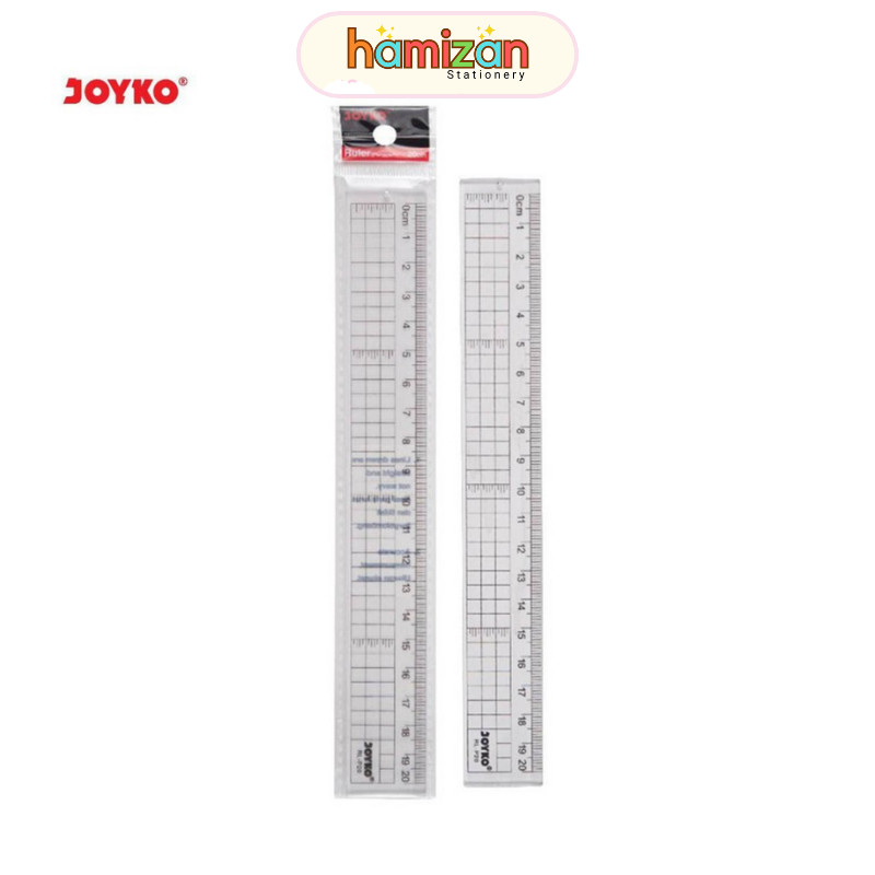 

Ruler Penggaris 20cm Joyko RL-P20 Rlp20 / Penggaris Plastik Joyko 20cm RL-P20 Murah Berkualitas