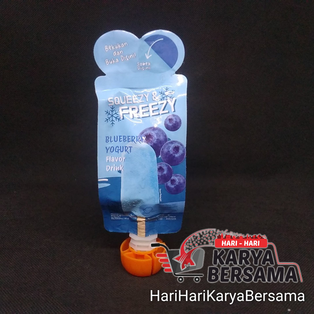 

MINUMAN RINGAN YOGURT SQUEEZY & FREEZY BLUEBERRY YOGURT 65ML