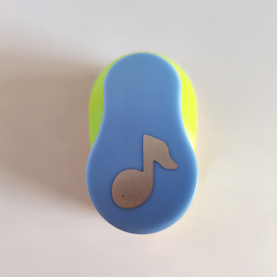 

2-2.5CM musical note Shape EVA foam craft punch paper cutter for greeting card Scrapbook Handmade puncher Furador punch 1 inch