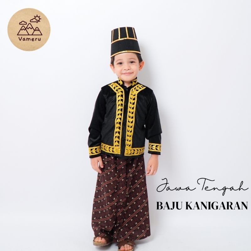 PAKAIAN ADAT ANAK LAKI LAKI JAWA TENGAH BLUDRU