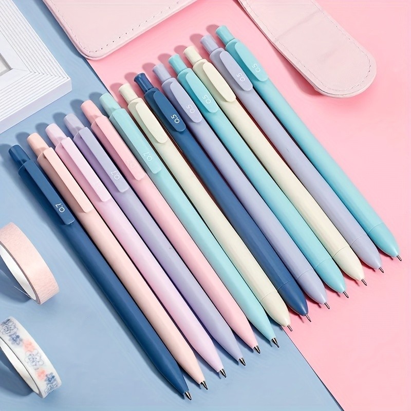 

10pcs Morandi Mechanical Pencil High Value 0.5mm/0.7mm Movable Automatic Pen Kawaii Pencil Students School Supplies Stationery