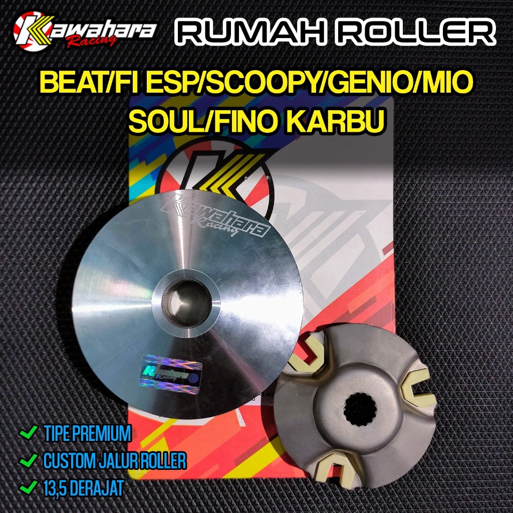 PULLEY PULLY RUMAH ROLLER KAWAHARA BEAT KARBU MIO KARBU BEAT FI ESP/SCOOPY GENIO BEAT 2020 FINO/SOUL