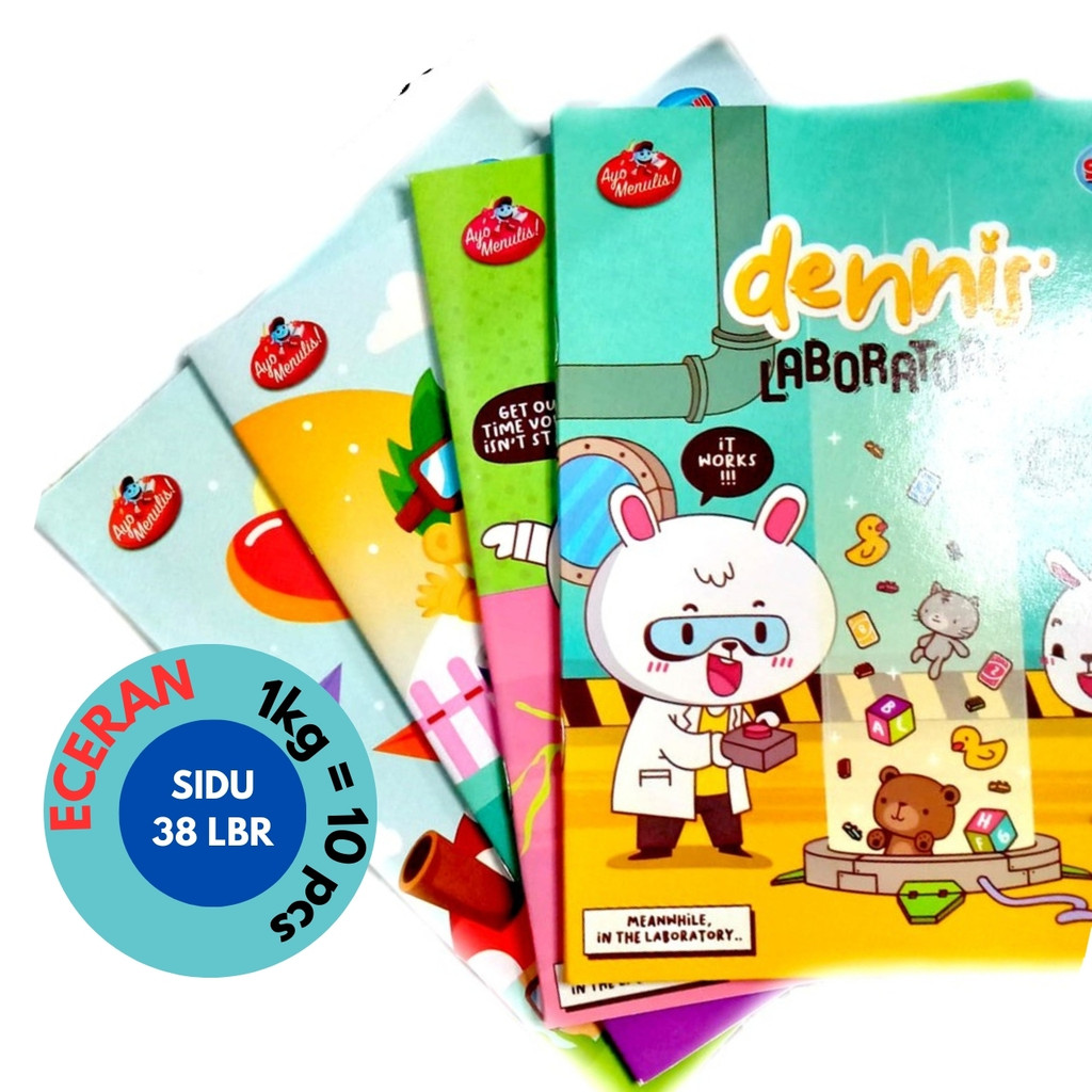 

Per Pcs - Buku Tulis Lembar 38 SIDU Murah By Sinar Dunia