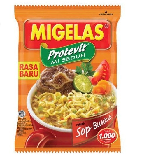 

NEW ITEM NOODLE MIGELAS SUP BUNTUT SCT 30G