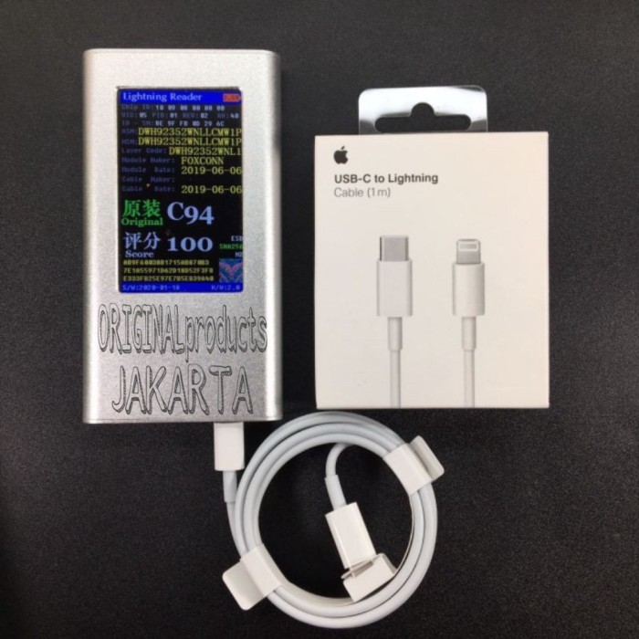 [PROMO] LIGHTNING TO USB C APPLE BNIB KABEL DATA CHARGER IPHONE 7 7+ 6 6S ORI