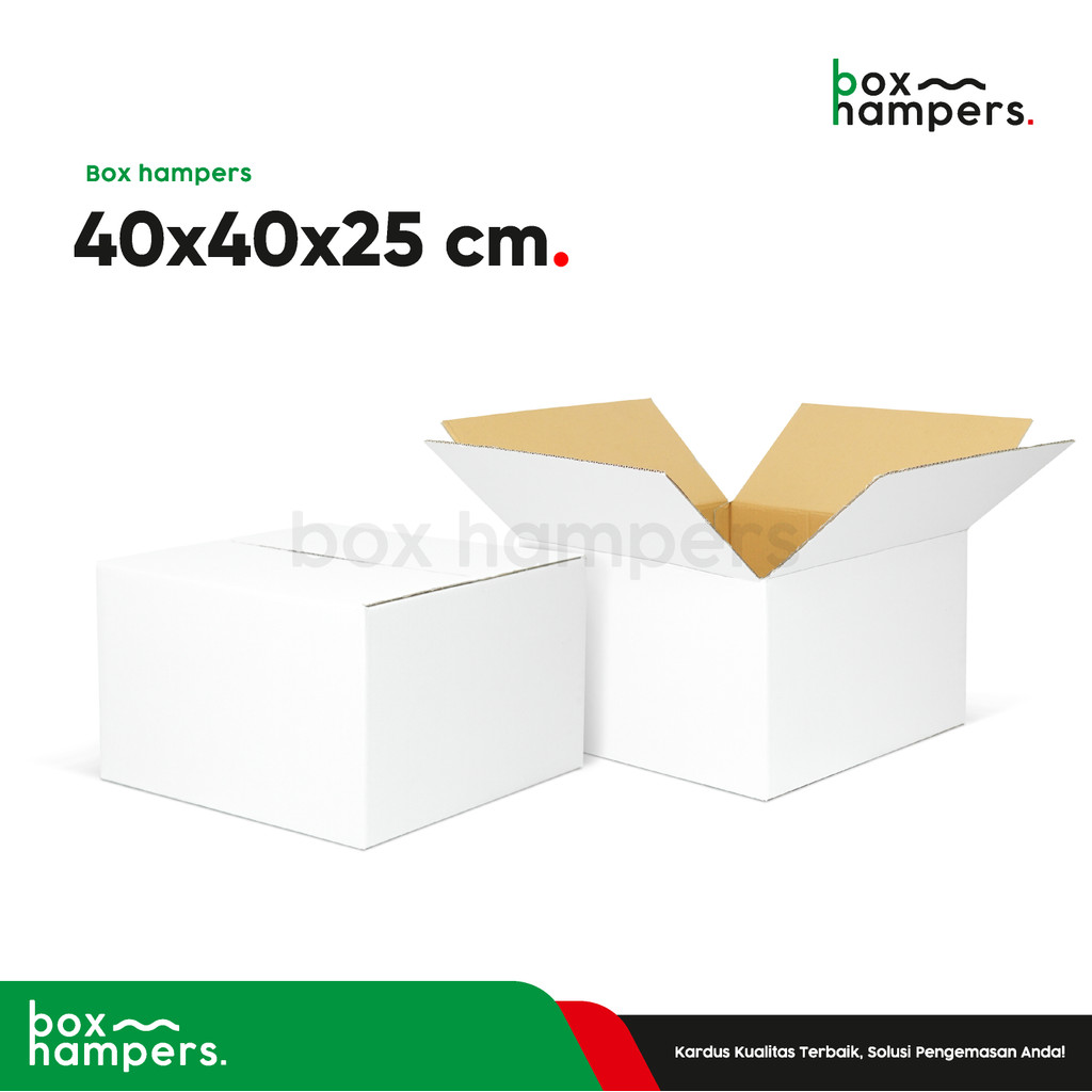 

Box 40x40x25 ( MACE ) Kardus/Kemasan/Box/Packing/Amdk/Normal/A1/tinggi10/tinggi25