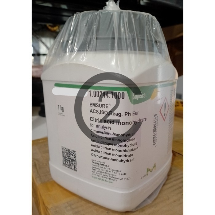 Asam Sitrat Monohidrat / Citric Acid Monohydrate 5 kg Merck 100244 (Original Packing)