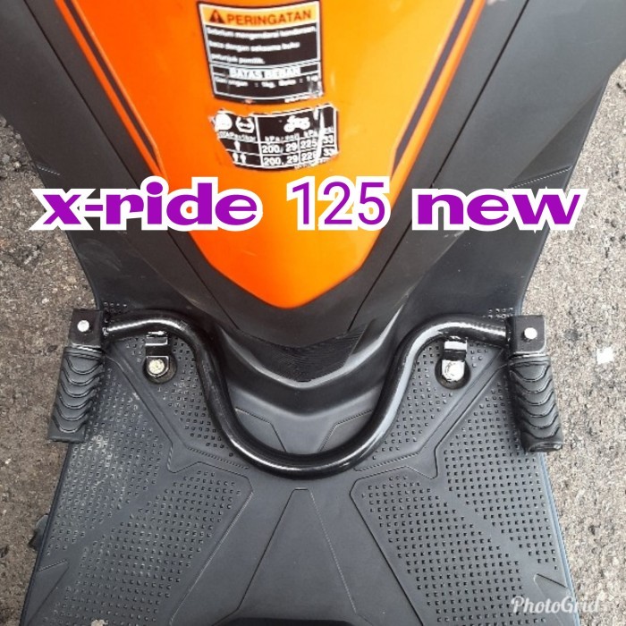 Footstep Motor X-RIDE 125 NEW Pijakan Kaki Depan Pancikan Bustep Karet