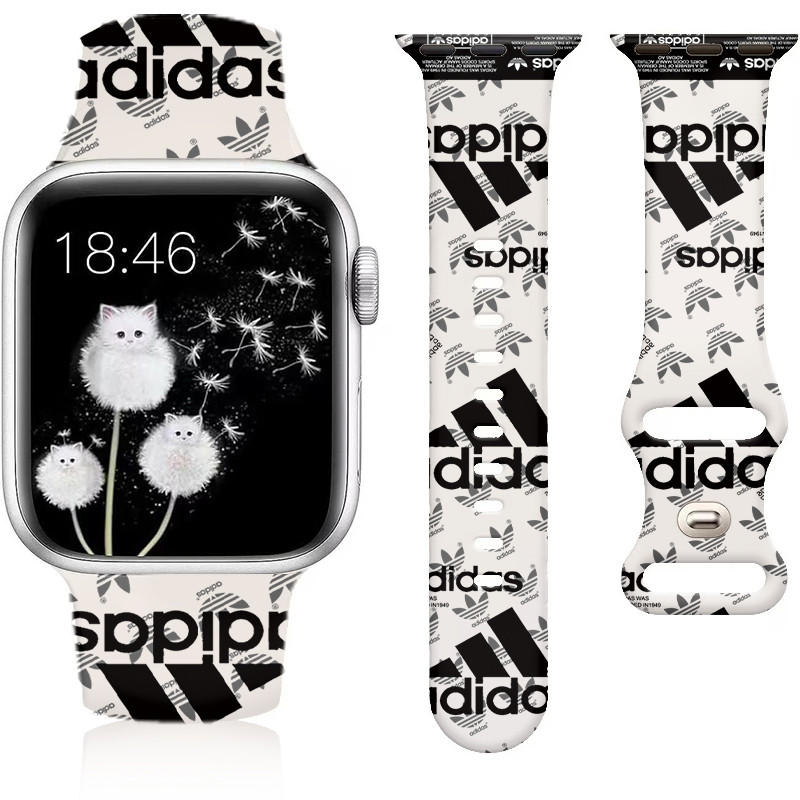 Pola logo Silicone Strap untuk Huawei band 5 6 7 8 9 watch fit 2 3 5 wath gt 4 5 smartwatch strap Pr