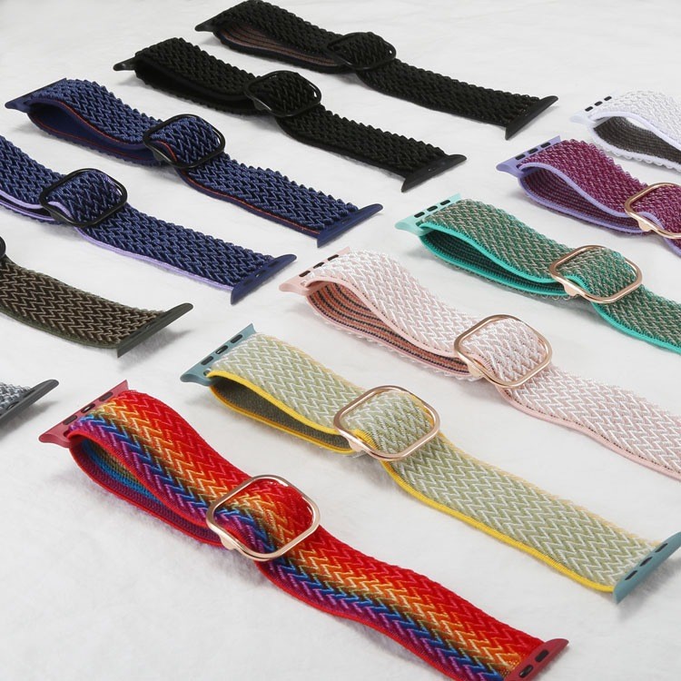 Tali Jam Strap Batik Nylon iWatch T500 T55 Ultra T900 Pro Max T800 Smartwatch Tangan Pintar