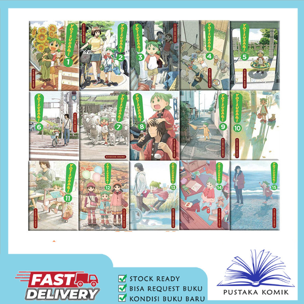 Yotsuba manga, vol.1-15 (English)