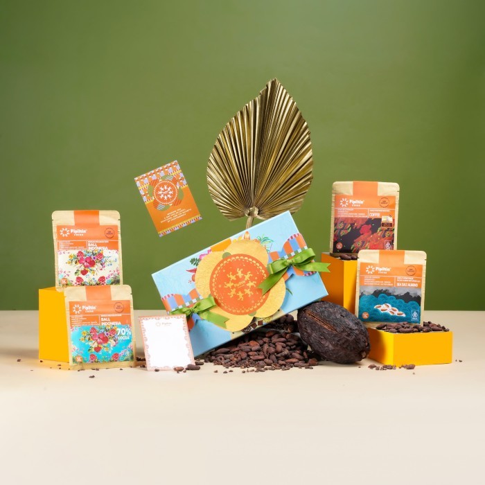 

Pipiltin Cocoa - Chocolate Bar Indonesia Gift Box 4 x 35gr - Indonesia Box