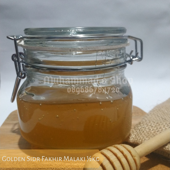

Madu Yaman Golden Sidr Fakhir Malaki | Lebah Liar | Asli & Murni ½kg