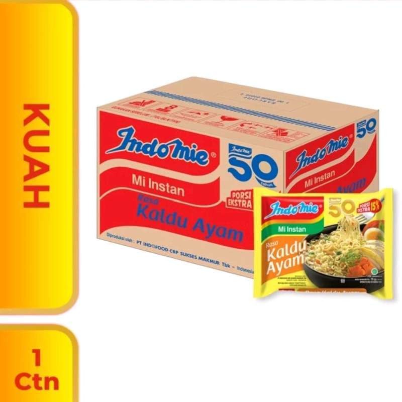 

Indomie Kuah Kaldu Ayam 1 Karton (40 pcs)