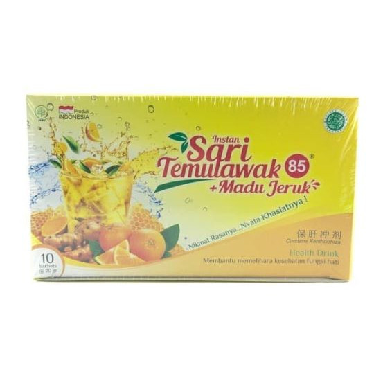 

Sari Temulawak 85 rasa madu jeruk