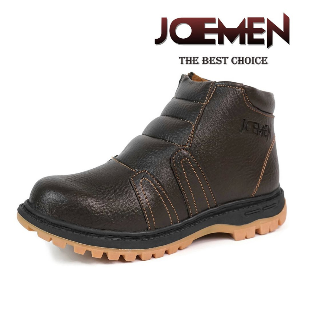 new Sepatu Safety J 94 Proyek Ujung Besi Asli 100% Brand Lokal - Septy Shoes Boot - Septi Kerja Kuli