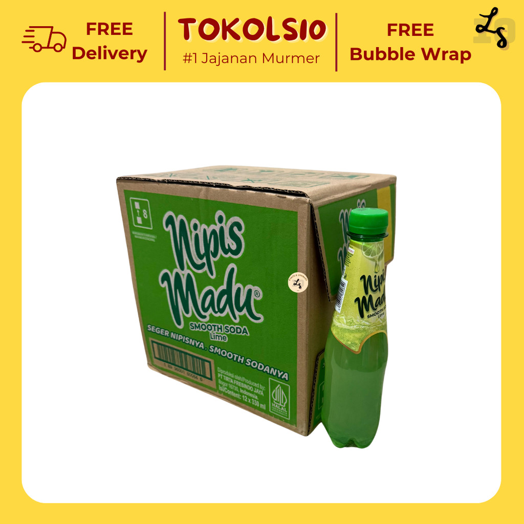 

[1 DUS] Nipis Madu Smooth Soda Lime Isi 12 pcs 330ml