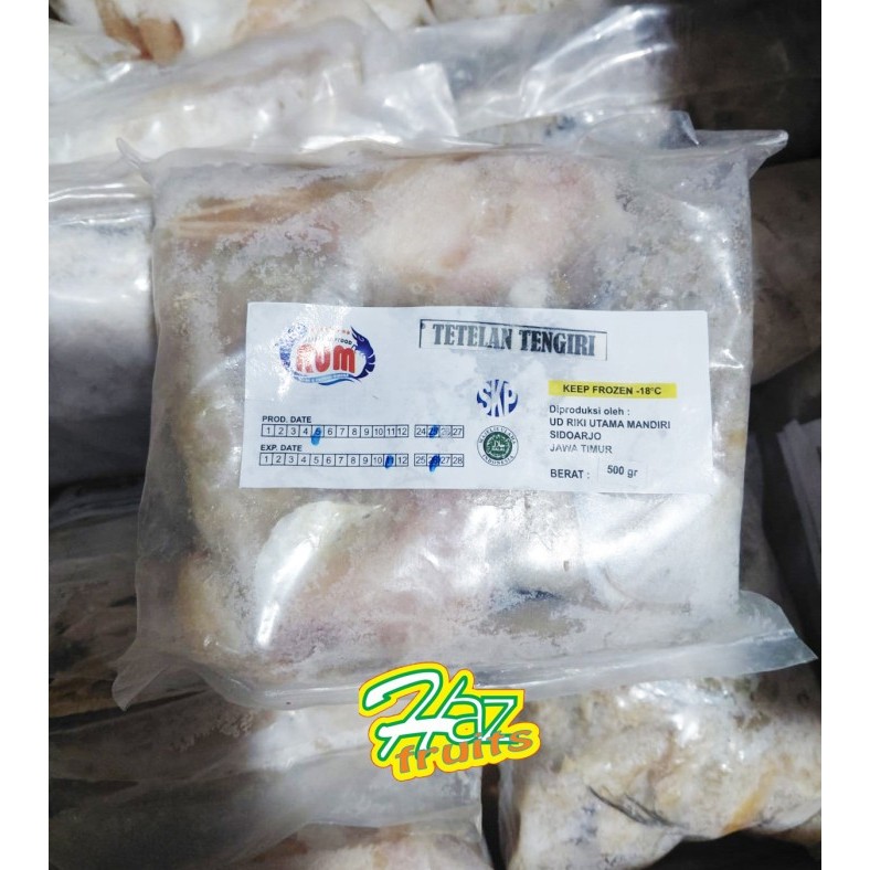 

Tetelan Tengiri / Tetelan Ikan Tenggiri 500 gram
