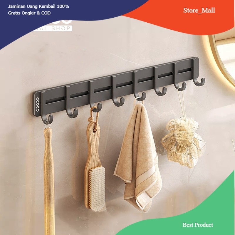 【 SALE!! 】PROMO Hardware Connected Hook Aluminium -  Kait Kamar Mandi / Kait Pintu/Kait Kamar/Kait P