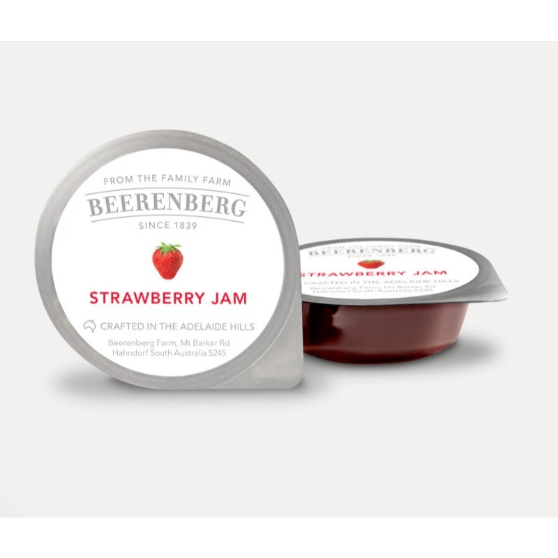 

TERMURAH Strawberry Jam Portion Beerenberg / Selai Stroberi Portionn Beerenberg - 14 Gram