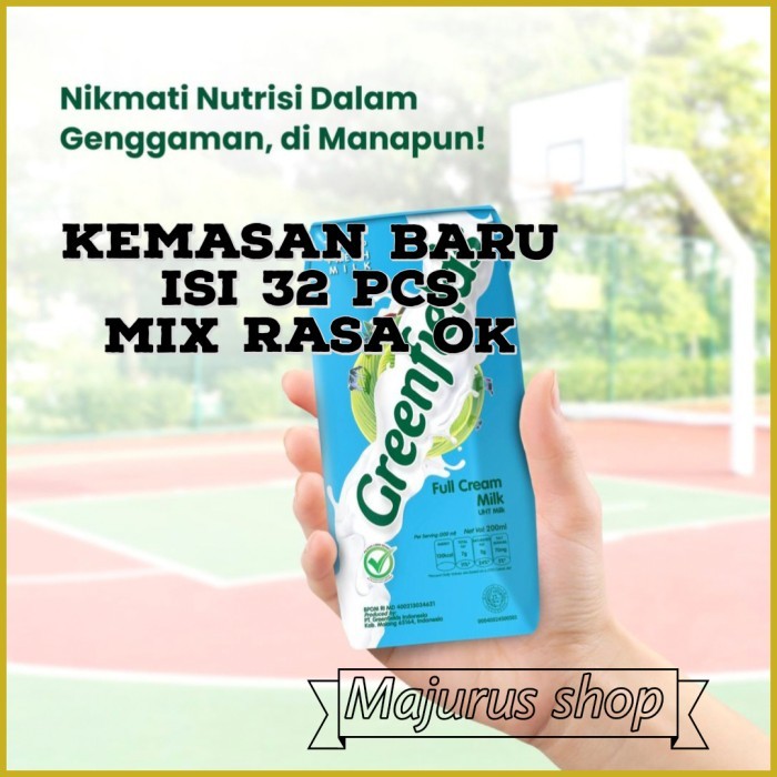 

Susu UHT Greenfields 200ml - [1 Dus/24 pcs] - Fullcrem_, 1/2 karton