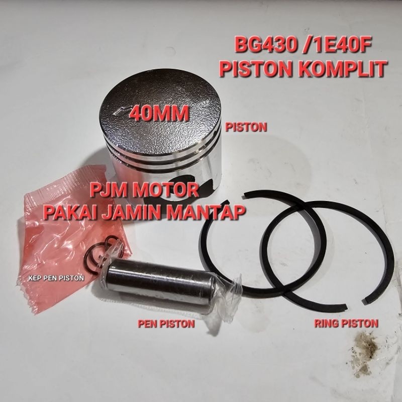 

BG430 Piston assy Seher komplit Mesin potong rumput bor tanah pompa hama CG430 1E40F amplas