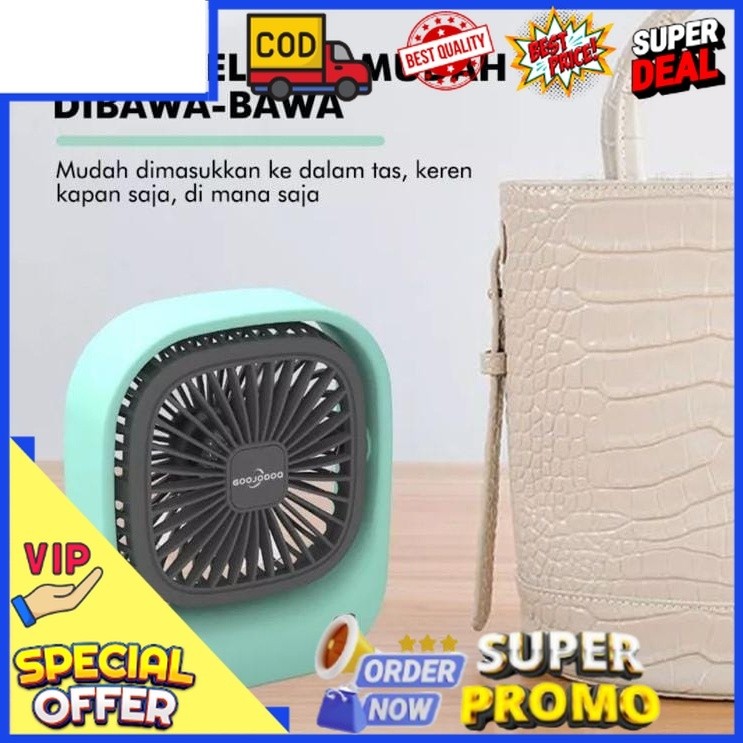 Bisa Cod Kipas Angin Duduk Kecil Lucu Portable Kipas Angin Lucu Mini Aesthetic buat Sekolah