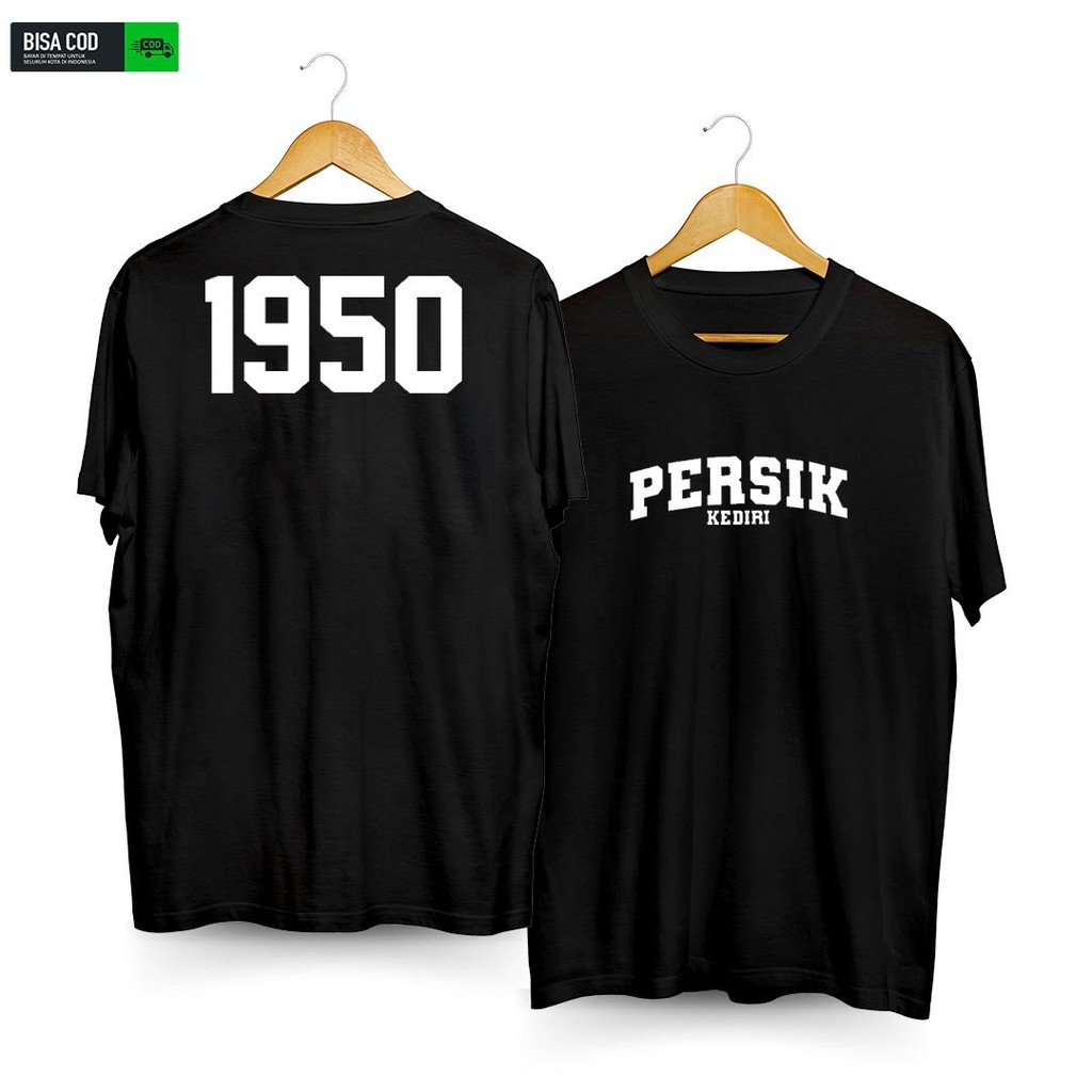 Kaos Baju Kata Kata Keren Distro 2025 Jersey Persik kediri 1950 Atasan Pria Wanita