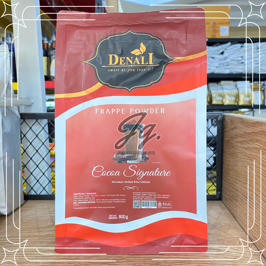 

BUBUK DENALI COCOA SIGNATURE | POWDER COKLAT | COKELAT | CHOCOLATE 800 gr