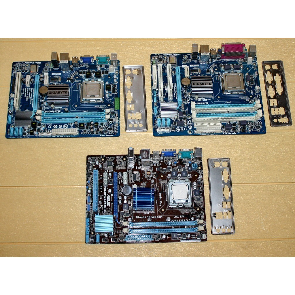 Motherboard MoBO ASUS GIGABYTE G41 DDR3 LGA 775 ASUS P5G41T GIGABYTE GA-G41MT-S2 GIGABYTE GA-G41M-CO
