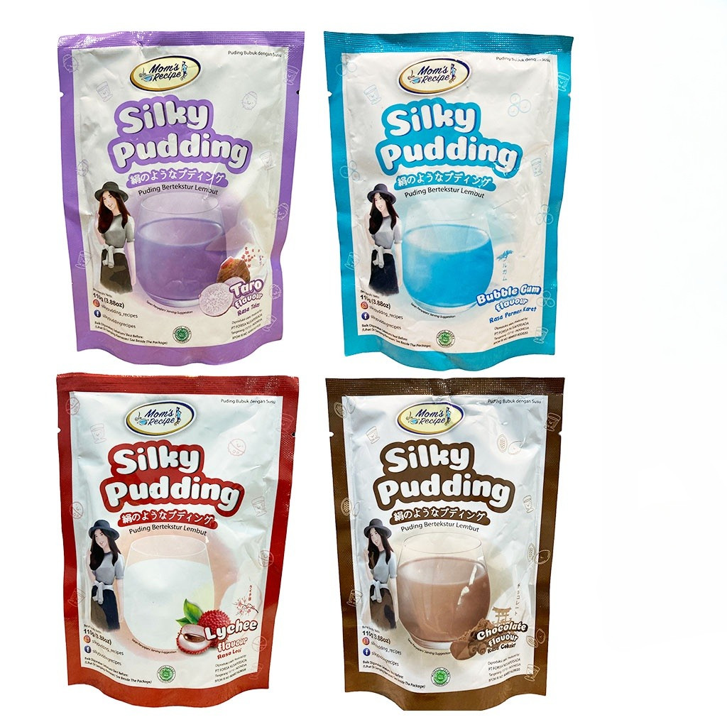 

SILKY PUDDING Forisa Mom's Recipe Pouch 110 gr PUYO Puding Susu Smooth