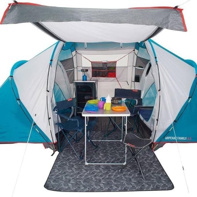 Tenda Family Tenda Arpenaz Family 4.2 Tenda Camping Ceria Keluarga