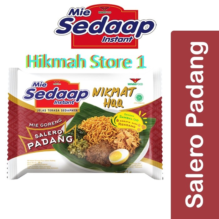 

MIE GORENG SEDAAP SEDAP SALERO PADANG MURAH WINGSFOOD RENDANG HALAL KENIKMATAN HQQ