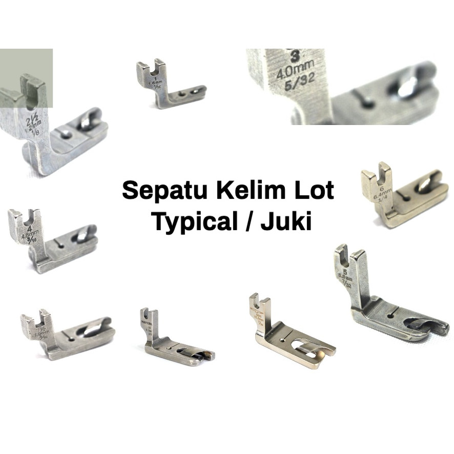 Sepatu Lilit Kelim Mesin Jahit Industrial Highspeed Typical Juki Jarum 1 - 1 pcs - alat jahit .