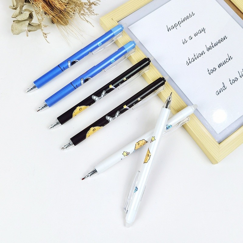 

Pena ASTRONOT Gel Karakter Astronot Dapat Dihapus Pulpen Gel Karakter 0.5mm Pena Aesthetic Edition Karakter Kartun Astronot Perlengkapan Sekolah Erasable Gel Pen OS