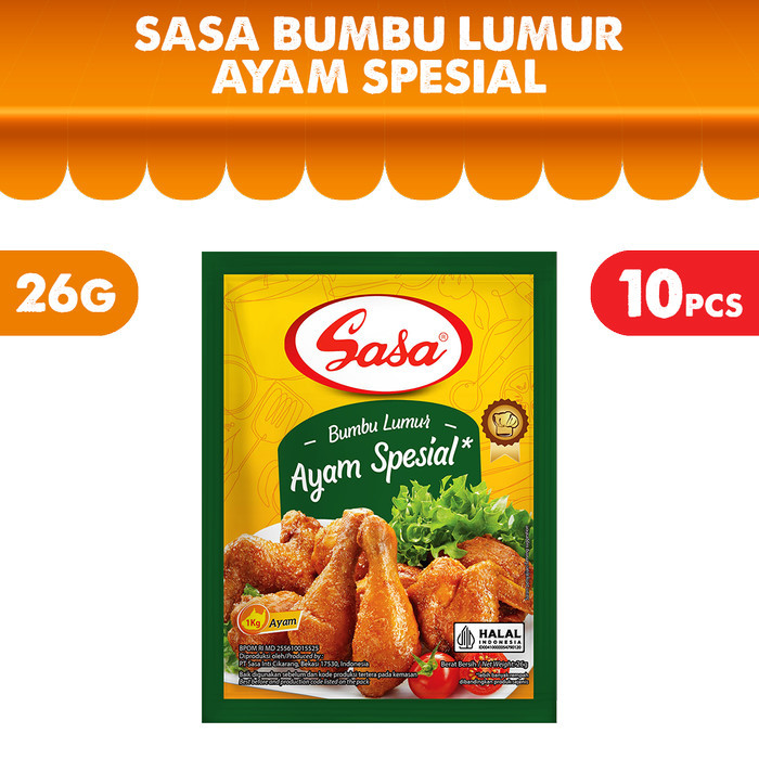 

NEW ~[Masak Simple] SASA Bumbu Lumur Ayam Special 26gr - 10 Pcs