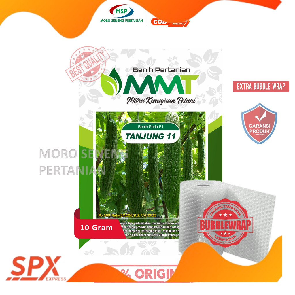 NEW Benih Paria F1 Tanjung 11 MMT SEED MORO
