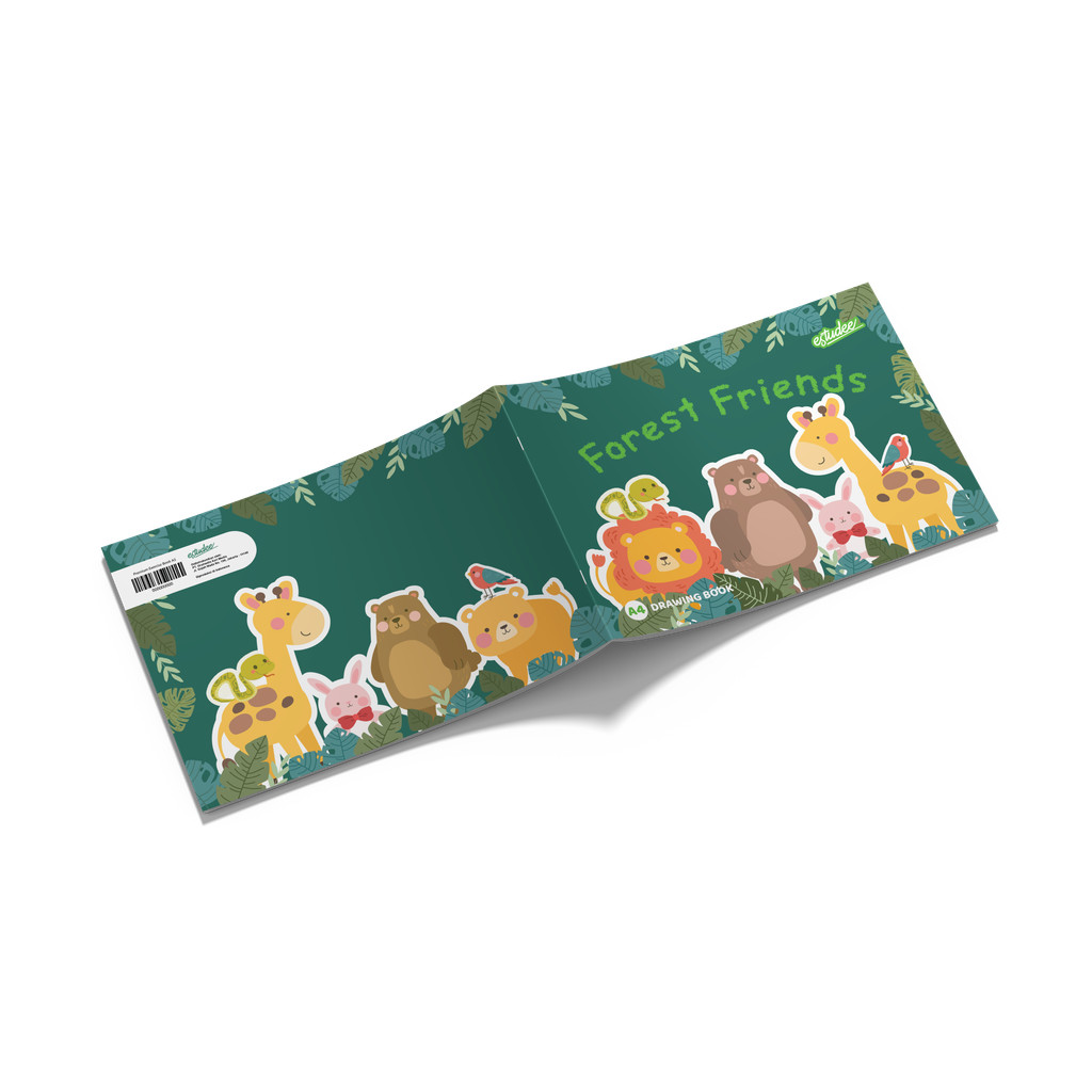 

Estudee Drawing Book A4 K Forest Animal