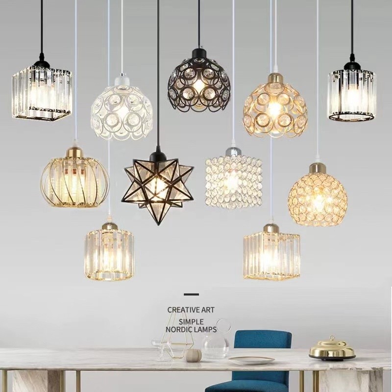 Lampu Gantung Minibar Kristal Modern Minimalis Lampu Hias Gantung Lampu kristal plafon rumah