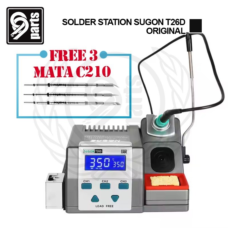 Solder Station Sugon T26D Plus Mata JBC Original C210 / Soldering Station / Solder Station Sugon T26
