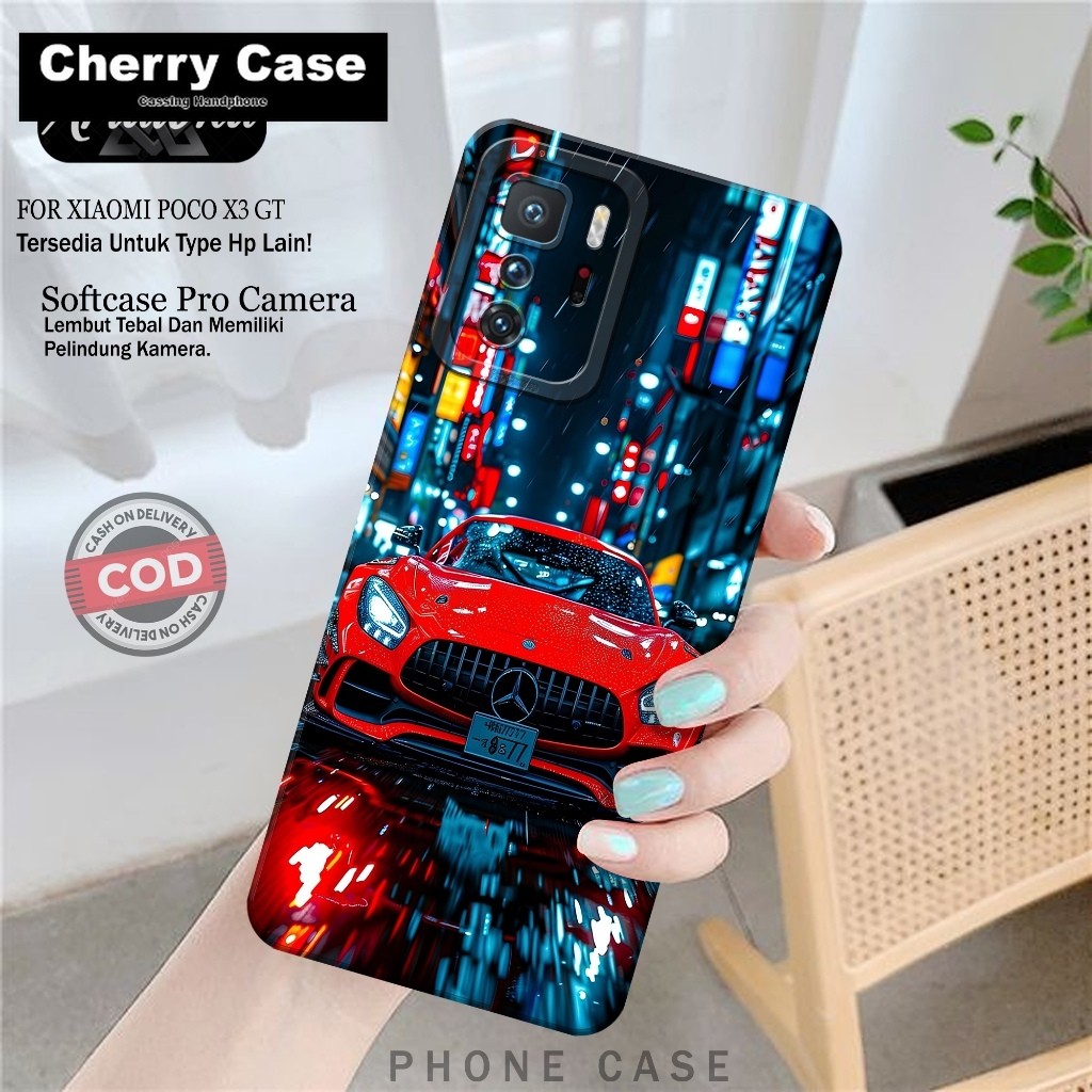 Softcase Hp Xiaomi Poco X3 GT Fashion Case Mobil Case Poco X3 GT Silikon TPU Pro Camera Casing Xiaom