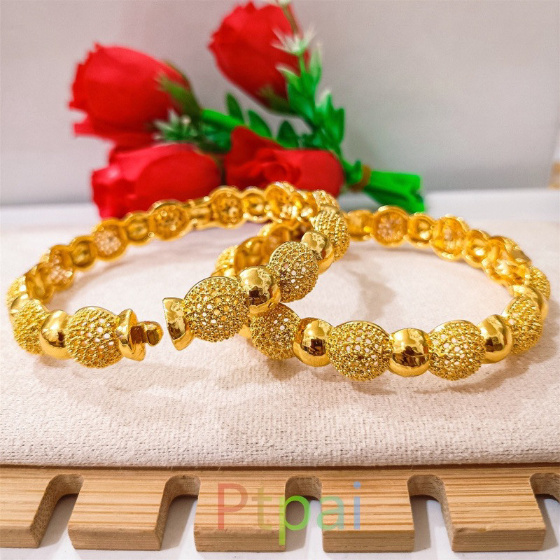 GELANG TANGAN TITANIUM CANTIK KERONCONG DUBAI