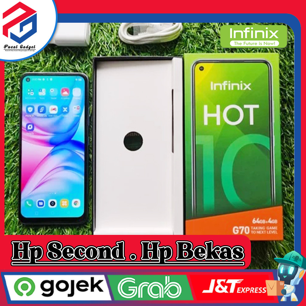 Infinix Hot 10 Ram 4/64GB | Ram 4/128GB | Ram 6/128GB Second Pusat Gadget