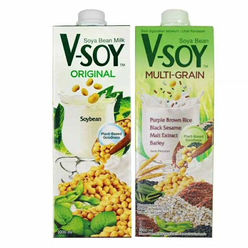 

V-Soy Soya 1000ml Multi Grain Susu Kedelai Premium - ARM
