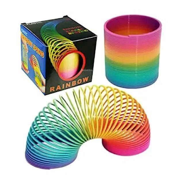 mainan jadul spring rainbow/mainan spiral rainbow/mainan spring