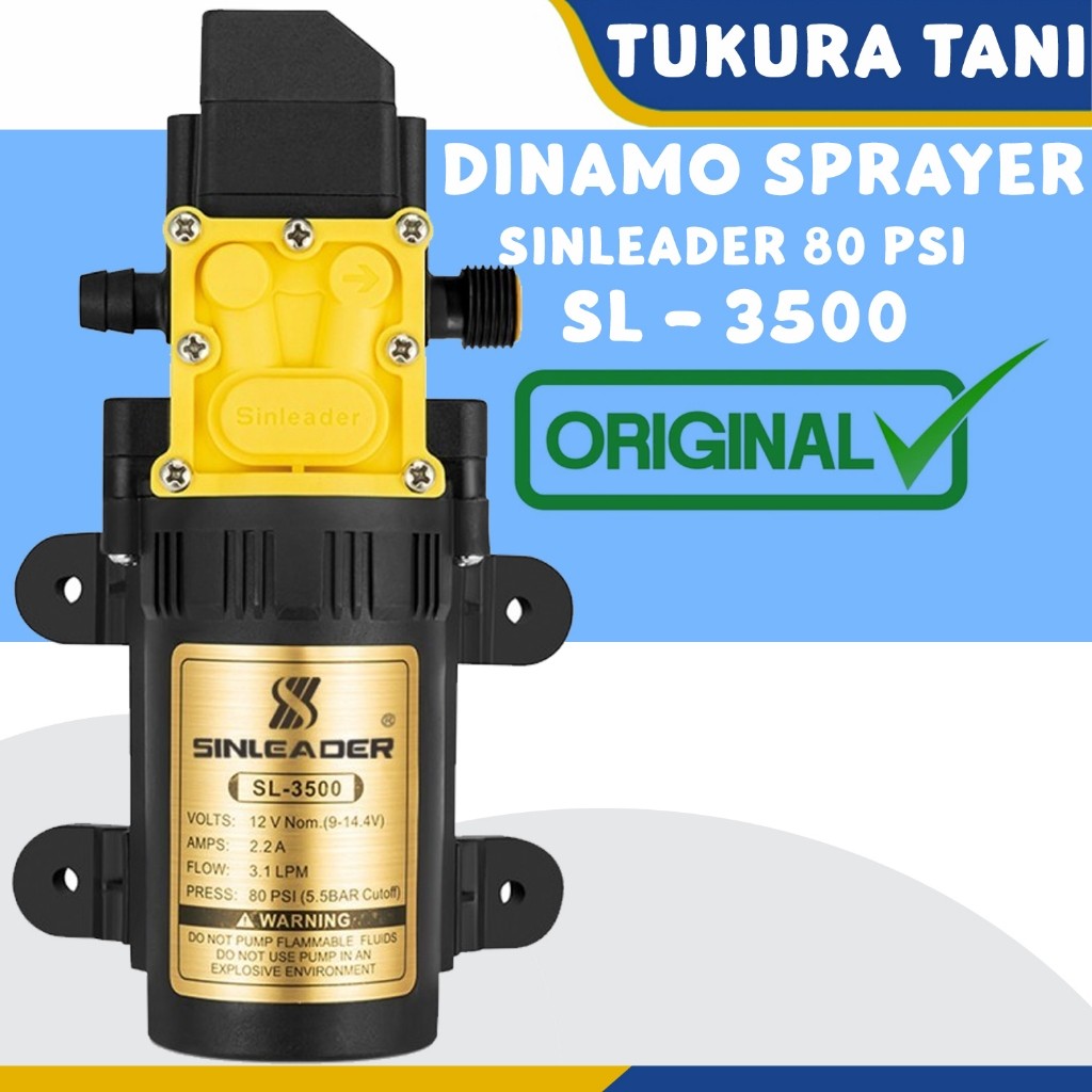 Dinamo Sprayer Elektrik 80 PSI - Sinleader 3500 - BEBAS PILIH