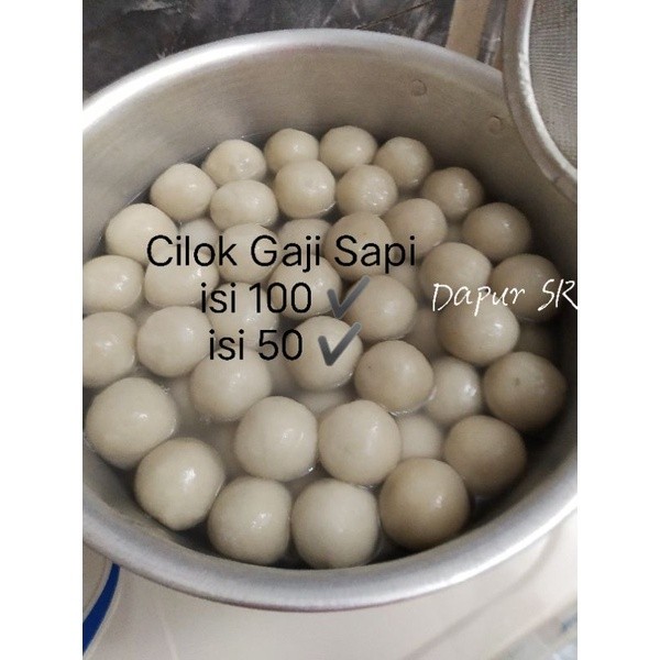 

CILOK GAJIH SAPI ISI 100 BUTIR